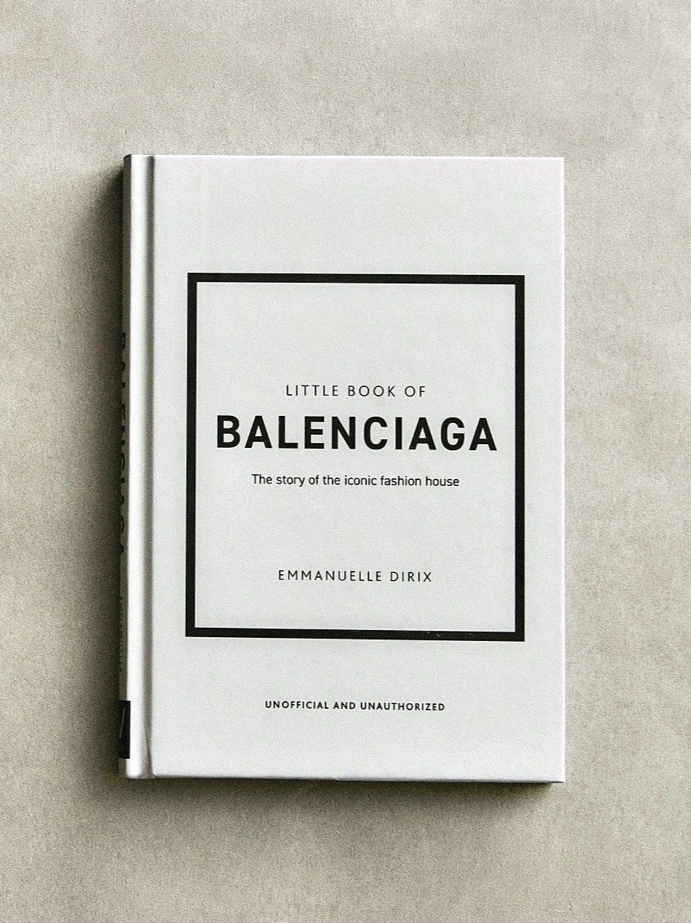 Little Book of Balenciaga Fashion History Book in Grey NWT